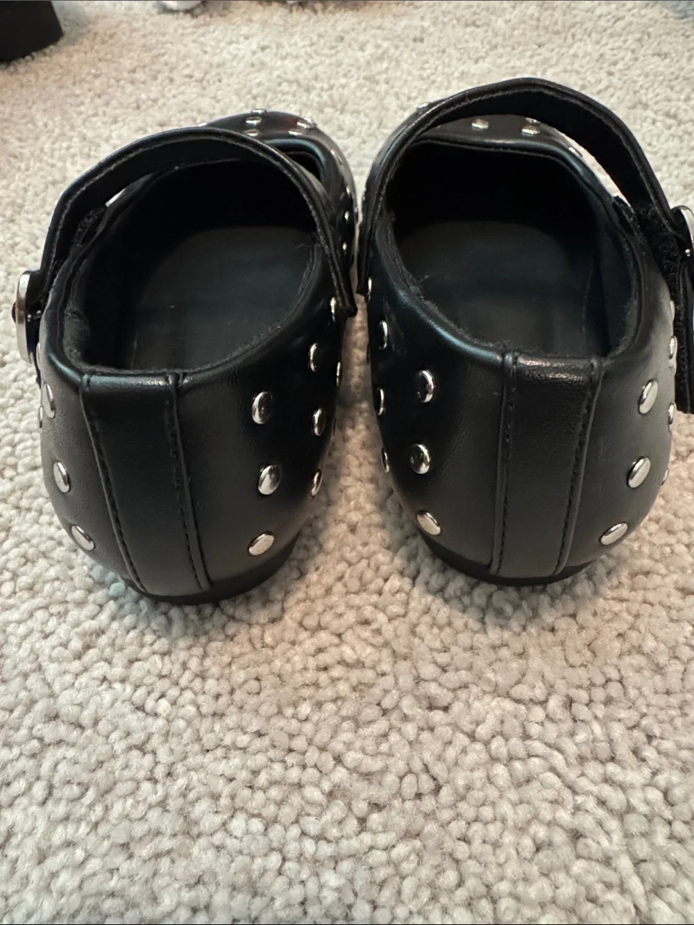 baby GAP Black Studded Mary Jane Flats - Kids 7
